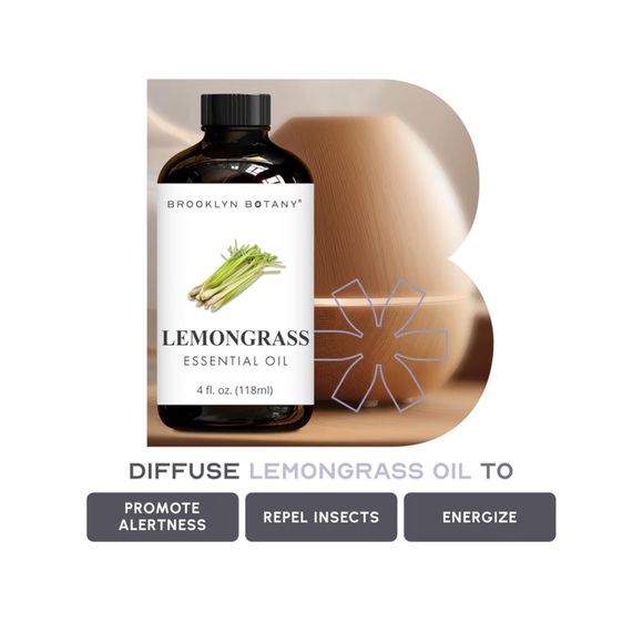 Brooklyn Botany 100 Pure Lemongrass Essential Oil - 4 fl. oz. - Picture 4 of 5